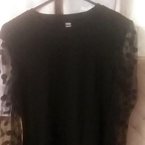 Ladies xl SheIn long sheer sleeves